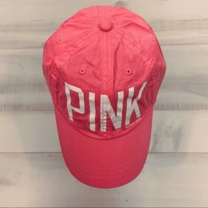 NWT Victoria’s Secret Pink Neon Pink Cotton Hat